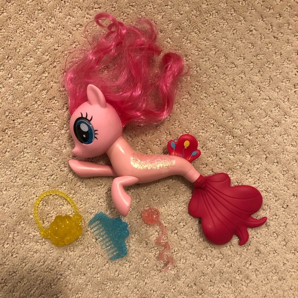 SOLD - My Little Pony: The Movie Glitter & Style Seapony Pinkie Pie - Picture 1 of 6